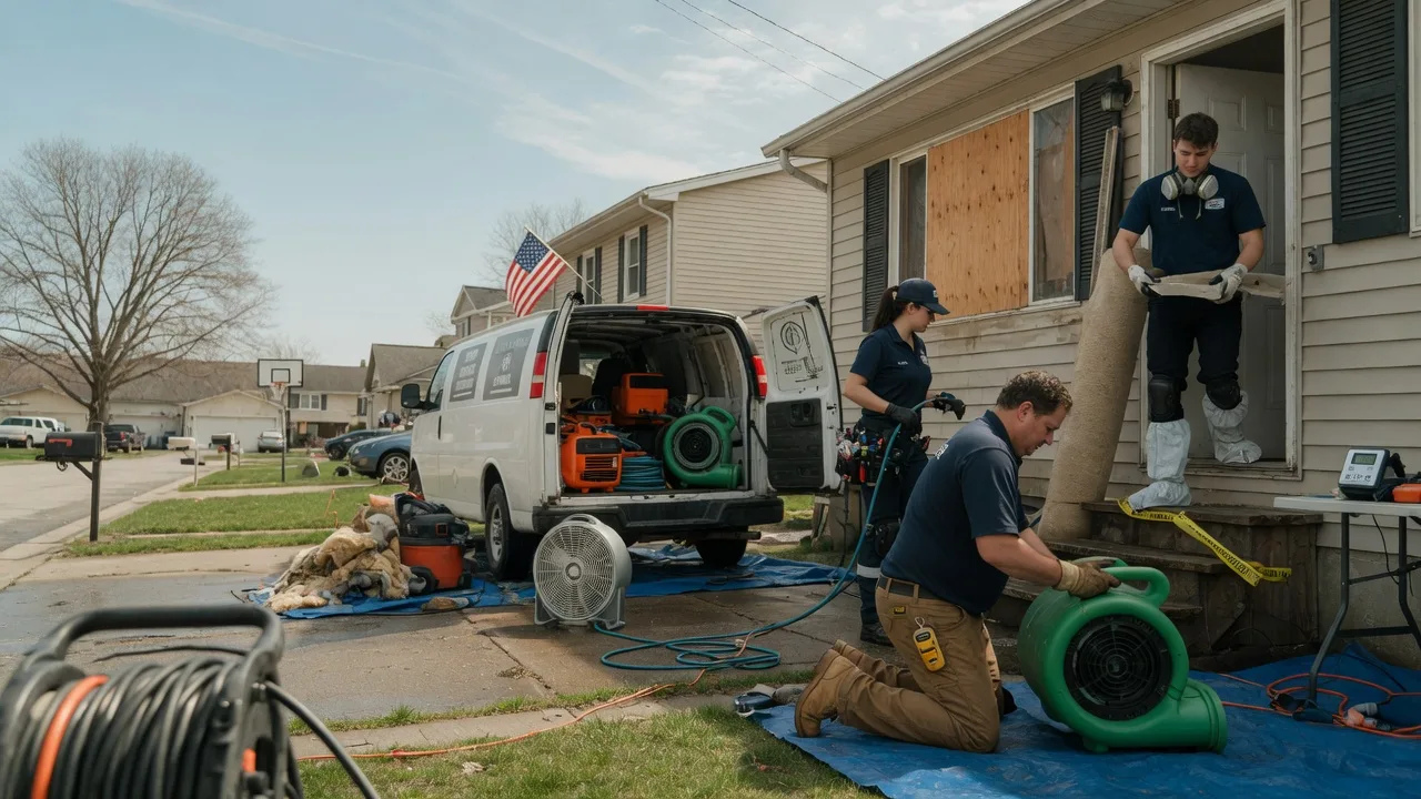 Water Damage Restoration in Freeman, SD near me